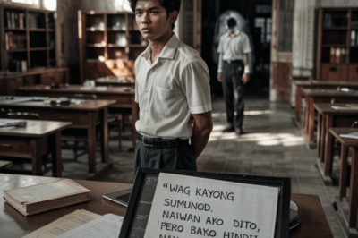 Noong 1979, may estudyanteng nawawala sa UP Diliman. Huling nakita siyang papunta sa isang lumang lecture hall na matagal nang sarado