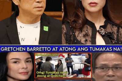 Intercepted in the Final Hour: Gretchen Barretto and Atong Ang Blocked at Airport While Attempting Quiet Exit as ‘D3@d’ Sabungero Emerges With Burned Passport, Blackmail USB, and Names That Could Collapse a Billion‑Peso Shadow Syndicate Tied to Politicians, Generals, and Celebrity Investors😱👇
