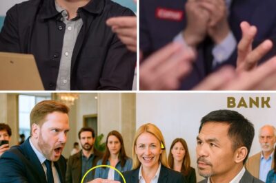 Arrogant Bank Manager Insults a Simple Man in Jeans — Seconds Later, He Found Out It Was Manny Pacquiao and the Whole Bank Froze in Shock…