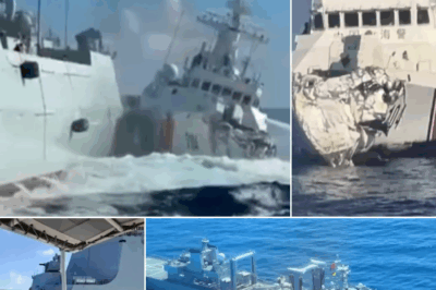 Sa gitna ng alon at katahimikan ng dagat, biglang umalingawngaw ang tunog ng PAGBANGGA! Mga barko ng Tsina sa Scarborough Shoal