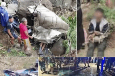 KINILABUTAN ang mga saksi! Ang truck na sinasakyan ng mga biktima ay nawalan umano ng preno habang pababa ng matarik na daan sa Sultan Kudarat