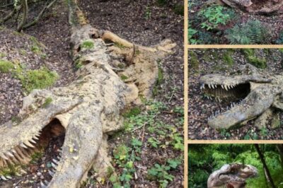  NAGULAT ang mga mananaliksik matapos matagpuan ang isang halos buo pang dinosaur sa kagubatan ng Pisgah!