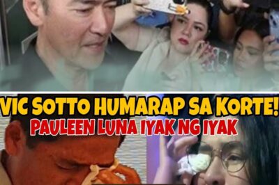 SHOCKING! Vic Sotto Makes Court Appearance While Pauleen Luna Breaks Down in Tears—What Really Unfolded Behind Closed Doors Will Leave You Speechless!