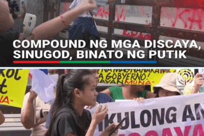 Protesters storm Discaya compound in Pasig, hurl mud, write “thief”—outrage over alleged corruption and failed flood projects explodes.