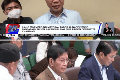 Ping Lacson, Muling Itatalaga Bilang Blue Ribbon Committee Chair: “100% Sure,” Ayon kay Tito Sotto