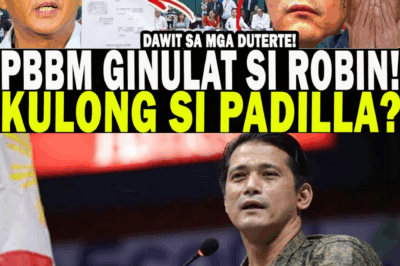 KULONG SI PADILLA? PBBM GINULAT SI ROBIN! Nadawit Umano sa Isyu Kaugnay ng mga Duterte, Nayanig ang Senado!