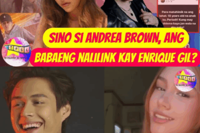 LIHIM NA PAG-IBIG O KONTROBERSYAL NA GROOMING? ENRIQUE GIL AT ANDREA BROWN, BINULABOG ANG SHOWBIZ SA ISYU NG EDAD AT PAG-IBIG!