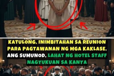 KATULONG, INIMBITAHAN SA REUNION PARA PAGTAWANAN NG MGA KAKLASE, ANG SUMUNOD, LAHAT NG HOTEL STAFF