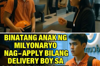 BINATANG ANAK NG MILYONARYO NAG-APPLY BILANG DELIVERY BOY SA SARILING KUMPANYA