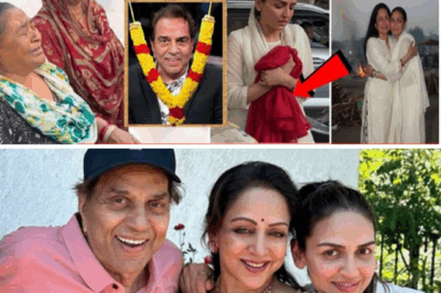 The Secret Behind Esha Deol’s Red Scarf for Dharmendra: Fans Uncover Hema Malini Connection