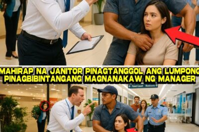 Mula Mop Basa Hanggang sa Pagtindig: Ang Janitor na Ipinaglaban ang Kanyang Dangal at ang Babaeng Nagtiwala sa Kanya