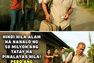 HINDI NILA ALAM NA NANALO NG 50 MILYON ANG TATAY NA PINALAYAS! IKINAGULAT NG LAHAT ANG GINAWA NIYA!