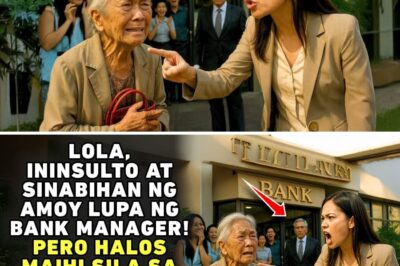 LOLA ININSULTO NG BANK MANAGER AT SINABIHANG AMOY LUPA PERO LAHAT NANLUMO NG YAKAPIN SYA NG MAY-ARI!