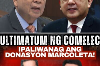 The Glass Has Finally Moved: Comelec Issues Strict Ultimatum to Senator Marcoleta After Shocking Admission of Hiding Donors Behind a Controversial ‘Zero’ Declaration
