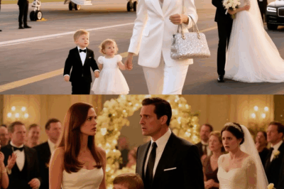 Ex-Husband Invites His Poor Ex-Wife to His Wedding—He Never Expected Her to Step Out of a Billionaire’s Jet Holding His Twins