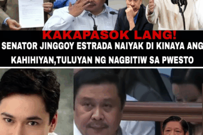 LUHAAN AT NAGPAALAM: SENADOR JINGGOY ESTRADA, BIGLANG NAG-RESIGN SA PWESTO!