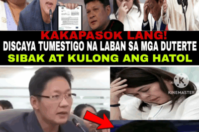BUMAGSAK NA! MGA DUTERTE, HINAMON NG BAGONG EKSENA: POLONG AT SARA DUTERTE, NADAMAY SA TESTIMONYA NI DISCAYA SA DPWH SCAM!
