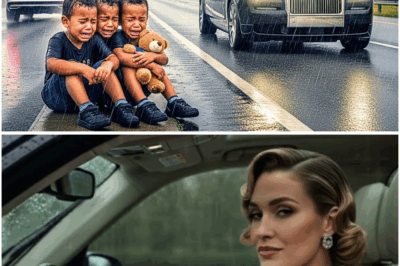 “Get Out of My Car!” Stepmom Iniwan ang Kambal sa Highway—Ngunit 2 Minuto Lang, Isang Rolls Royce ang Huminto