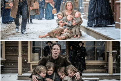 Babaeng Naglalakad sa Niyebe Para Maghanap ng Pagkain, Inalalayan ng Cowboy na Nangakong Hindi na Gugutomin ang mga Anak Niya