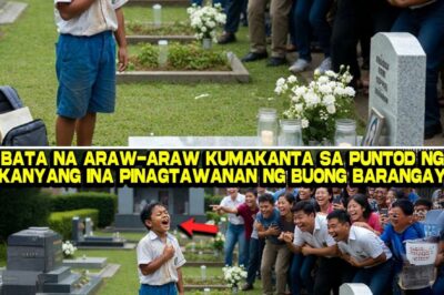 ANG MISTERYONG AWIT SA HULING HANTUNGAN! BAKIT ARAW-ARAW PINAGTAWANAN NG MGA KAPITBAHAY ANG BATANG LALAKI NA NAKALUHOD SA LIBINGAN—PERO ANG KANYANG LIHIM NA TALENTO ANG NAGPATAHIMIK SA KANILA AT NAGPABAGO SA BUONG BARANGAY!